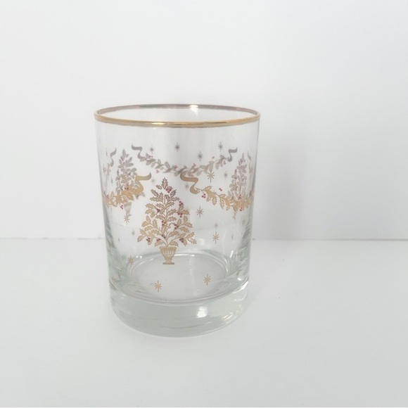 Four double Old Fashioned Cocktail glasses Lenox Eternal Christmas - Picture 3 of 7